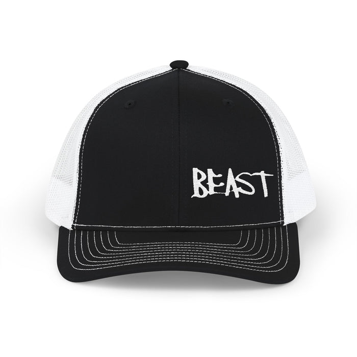 Beast Snapback Trucker Cap — Bold Streetwear Mesh Hat