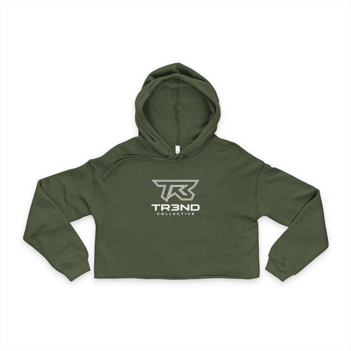Cropped Hoodie — TR3ND Collective Logo Women's Streetwear