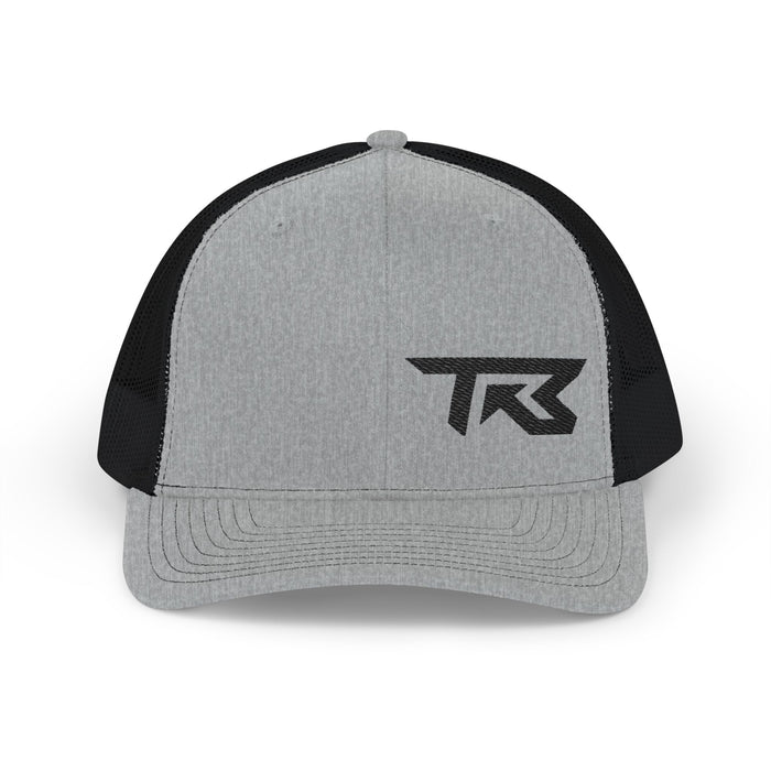 TR3ND symbol Trucker Cap — Minimal 'TR' Logo Snapback Hat