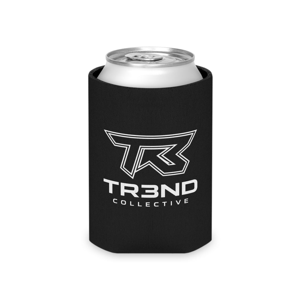 Can Cooler — TR3ND Collective Logo Neoprene Can Koozie (Black)