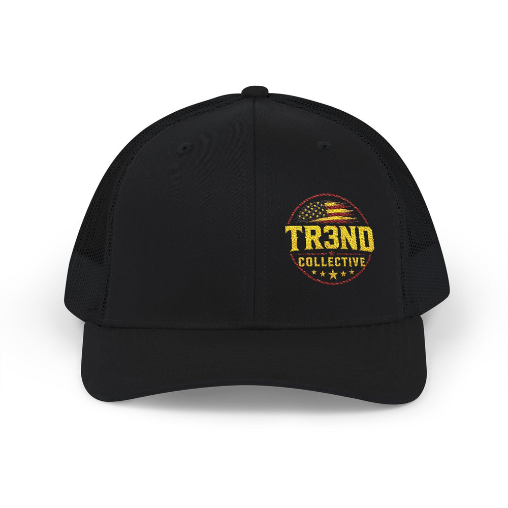 Trucker Cap — TR3ND Collective Retro Sunset Logo Snapback