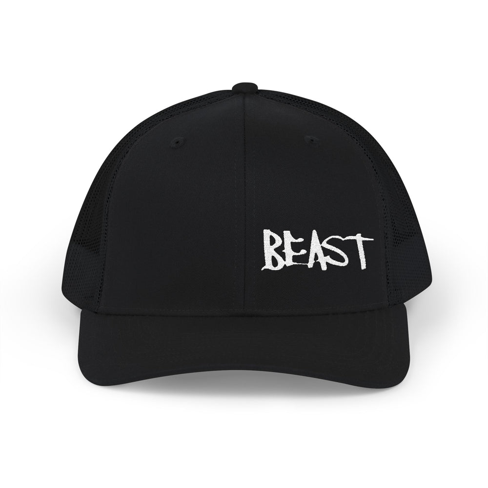 Beast Snapback Trucker Cap — Bold Streetwear Mesh Hat