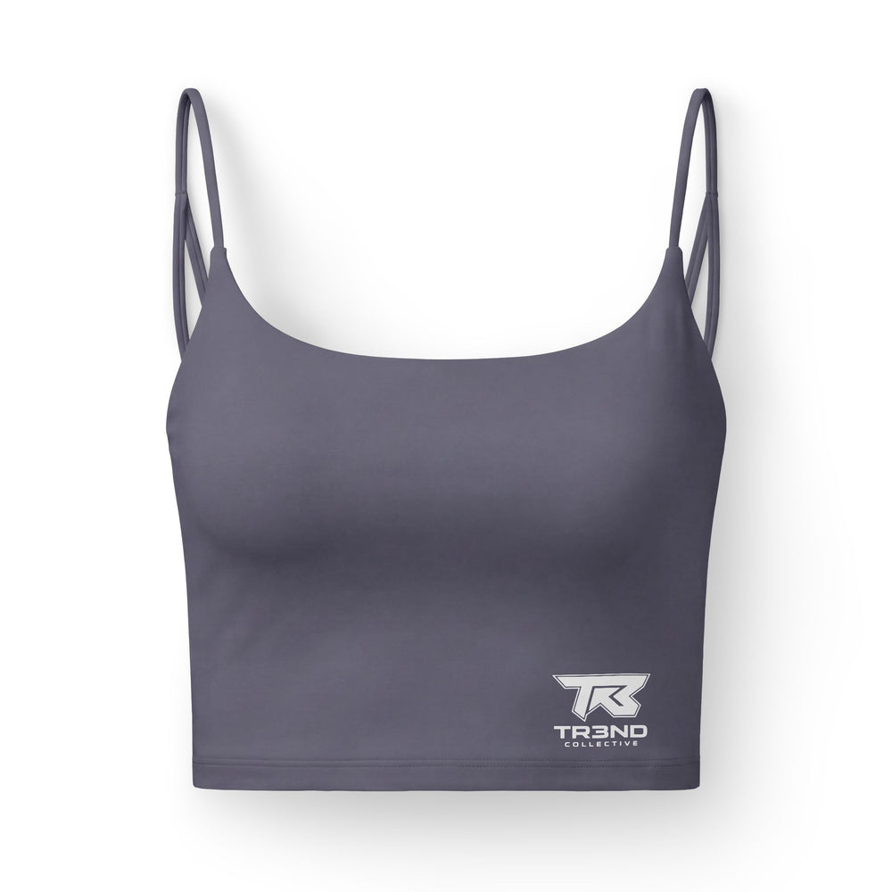 Luxe Strappy Crop Bra — Black Everyday Comfort & Light Support
